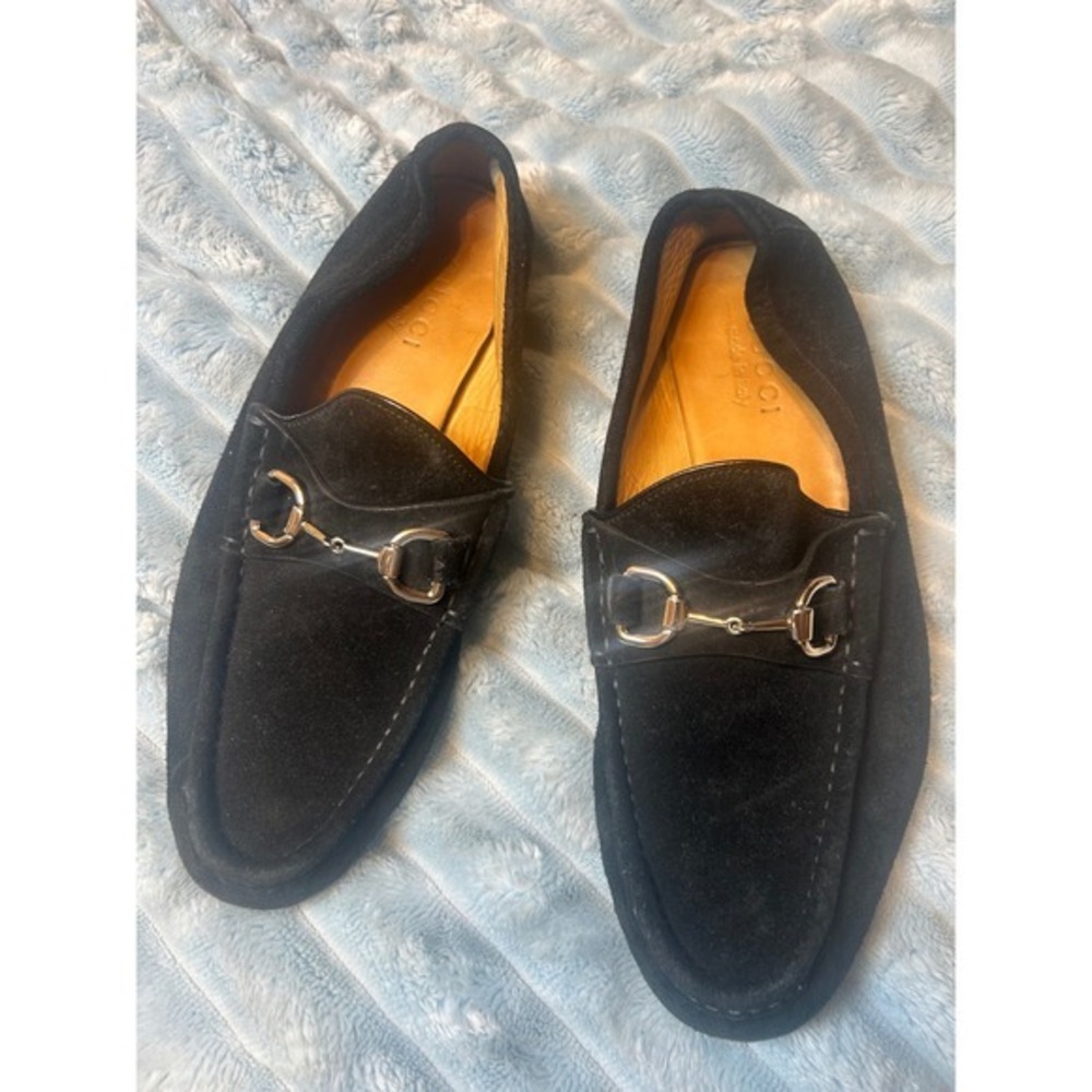 Gucci Loafers Men's Excellent Condition Black Dress Shoes 7 Italian / 7.5 USA - Picture 13 of 17
